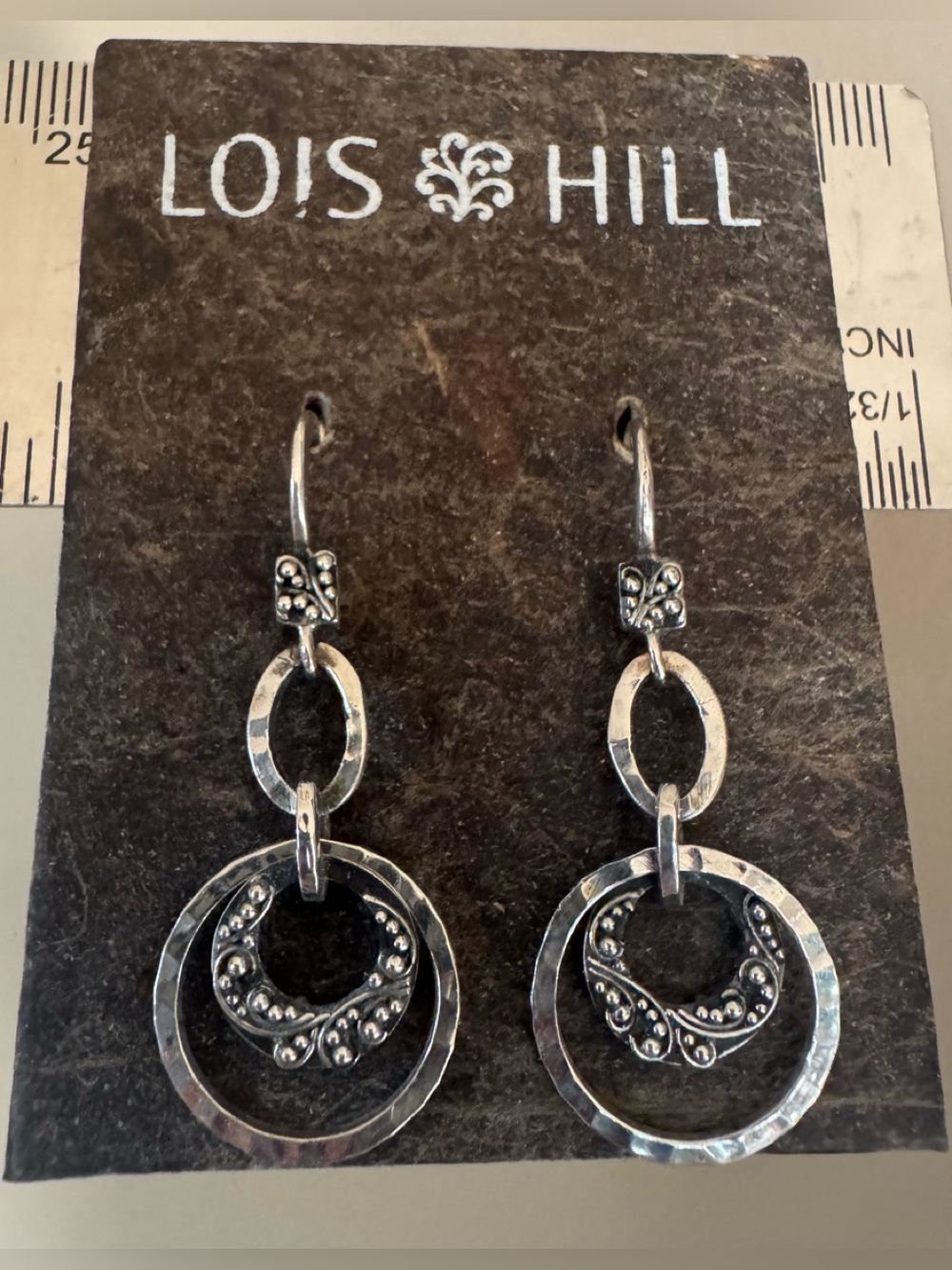 New Lois Hill Sterling Silver Earrings